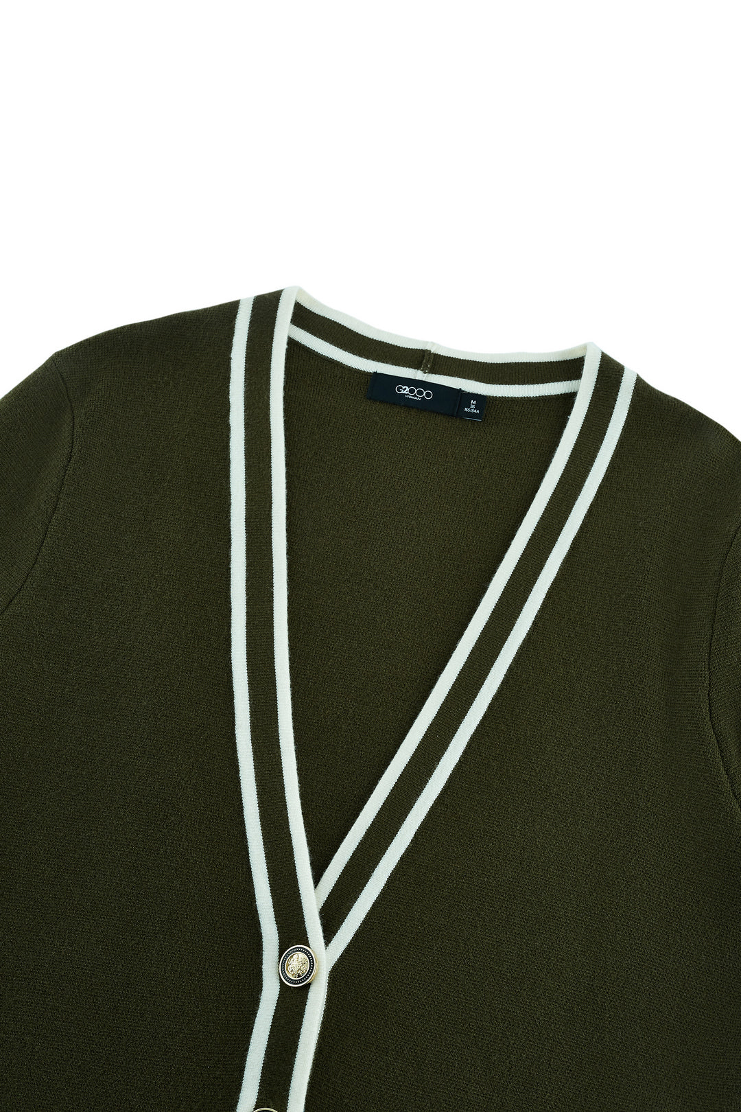 V-Neck Long Sleeve Cardigan