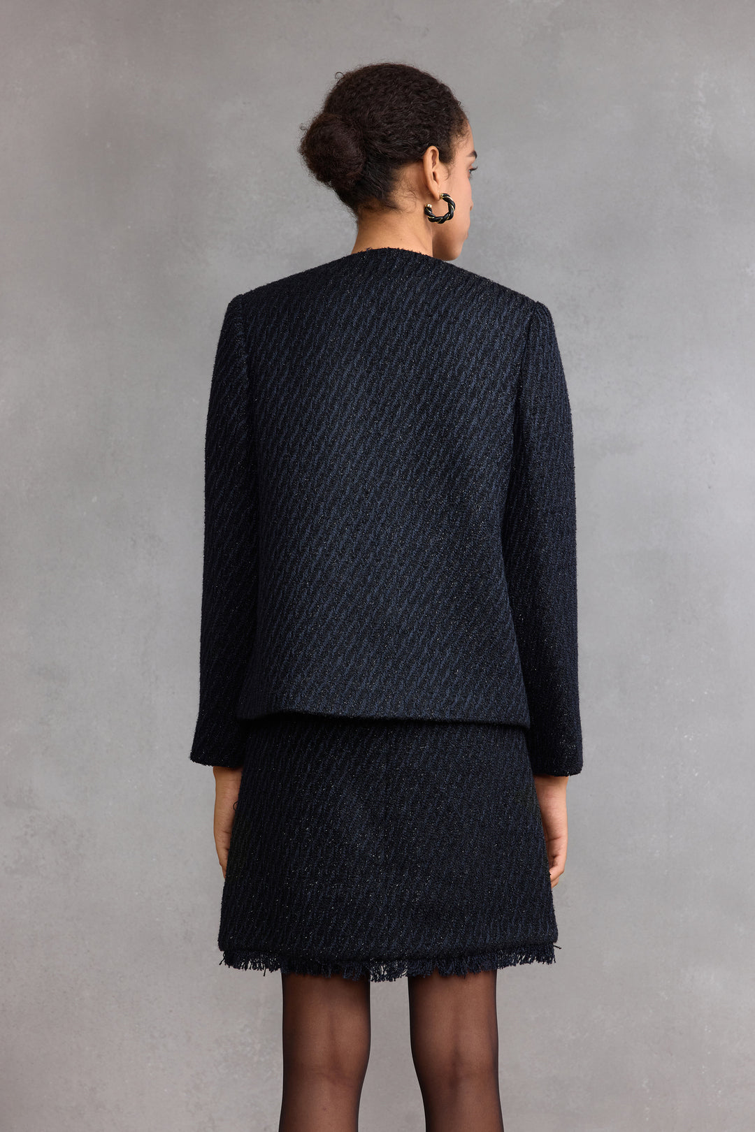 圓領長袖休閒外套