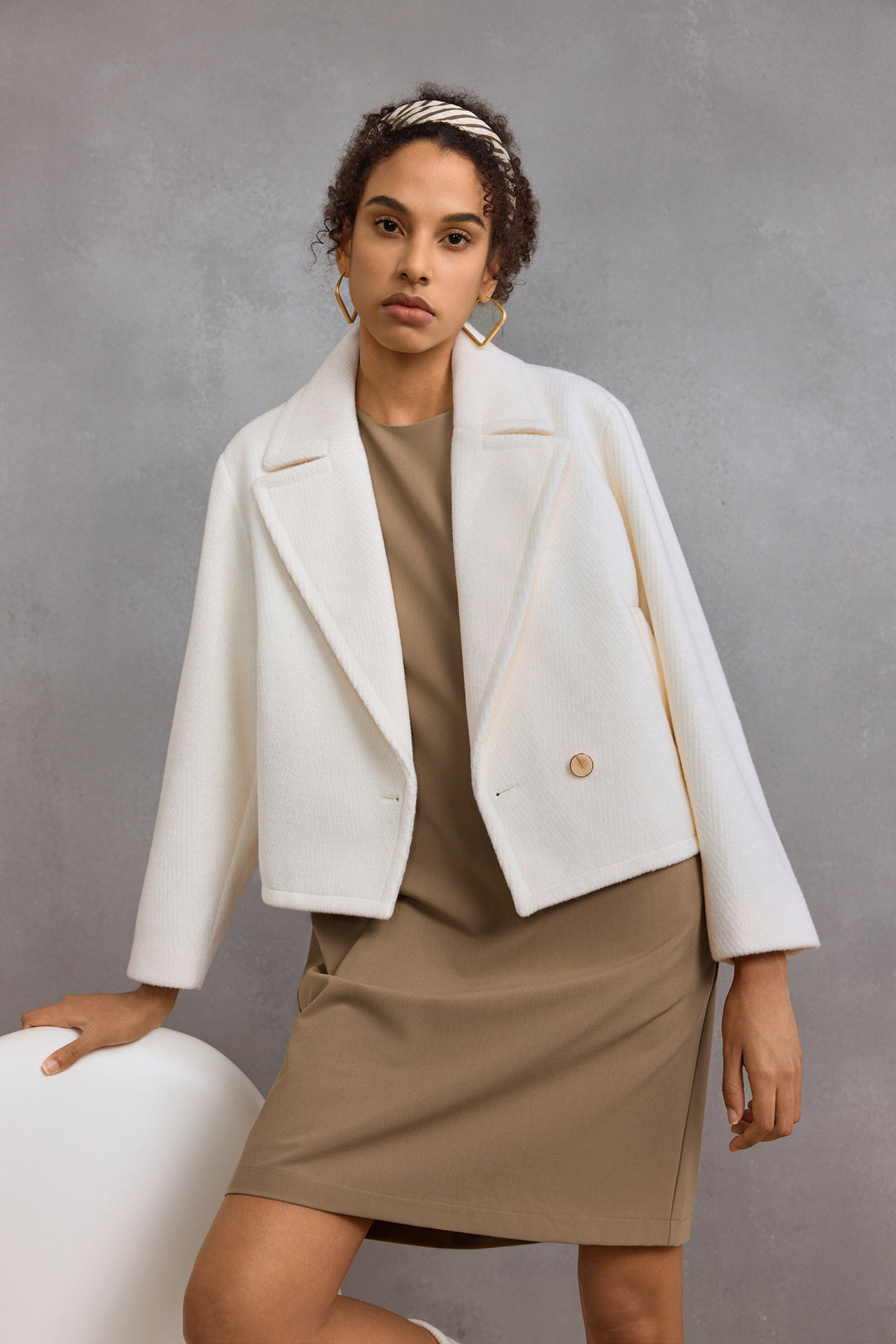 翻領長袖休閒外套