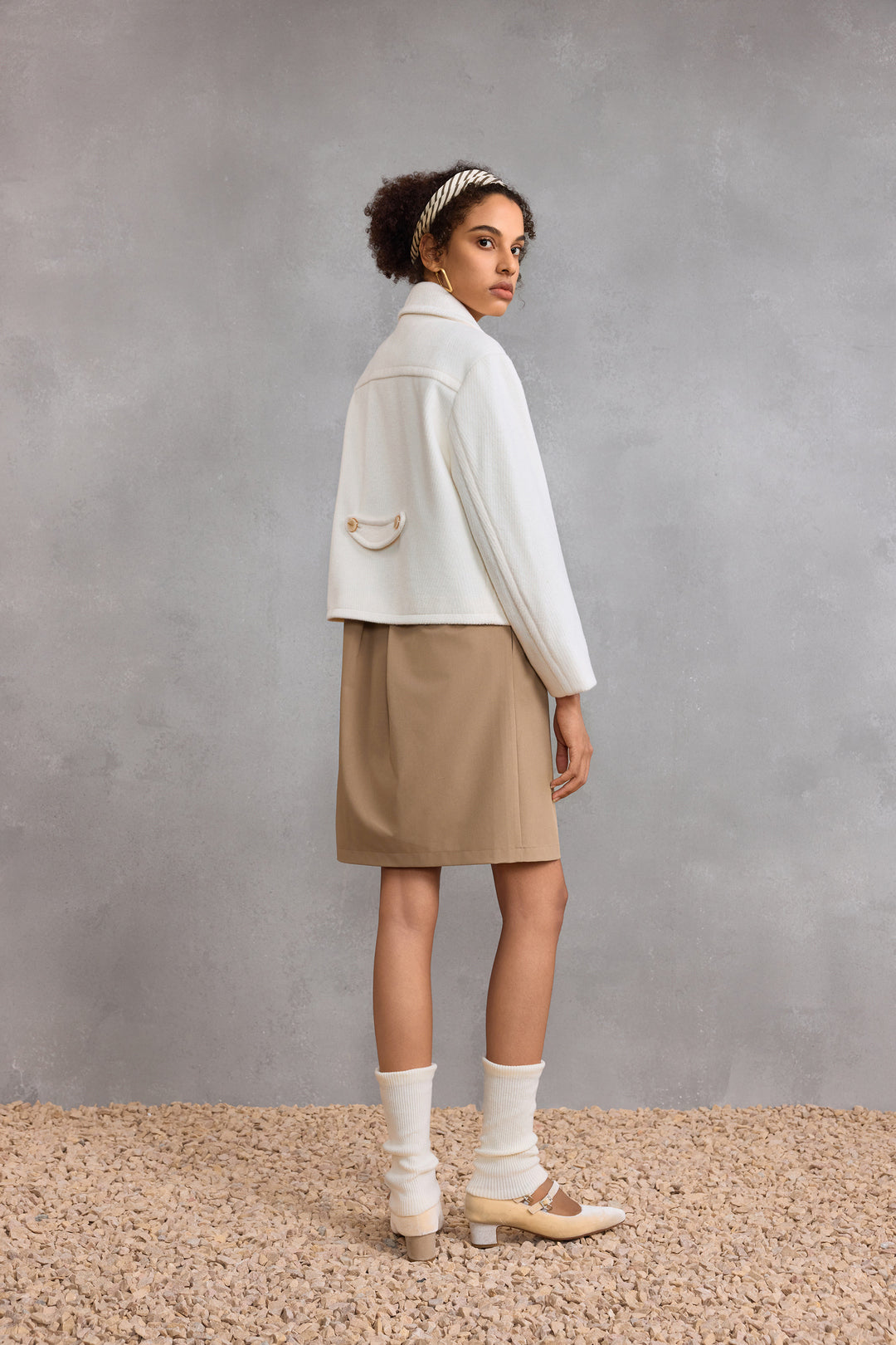 翻領長袖休閒外套