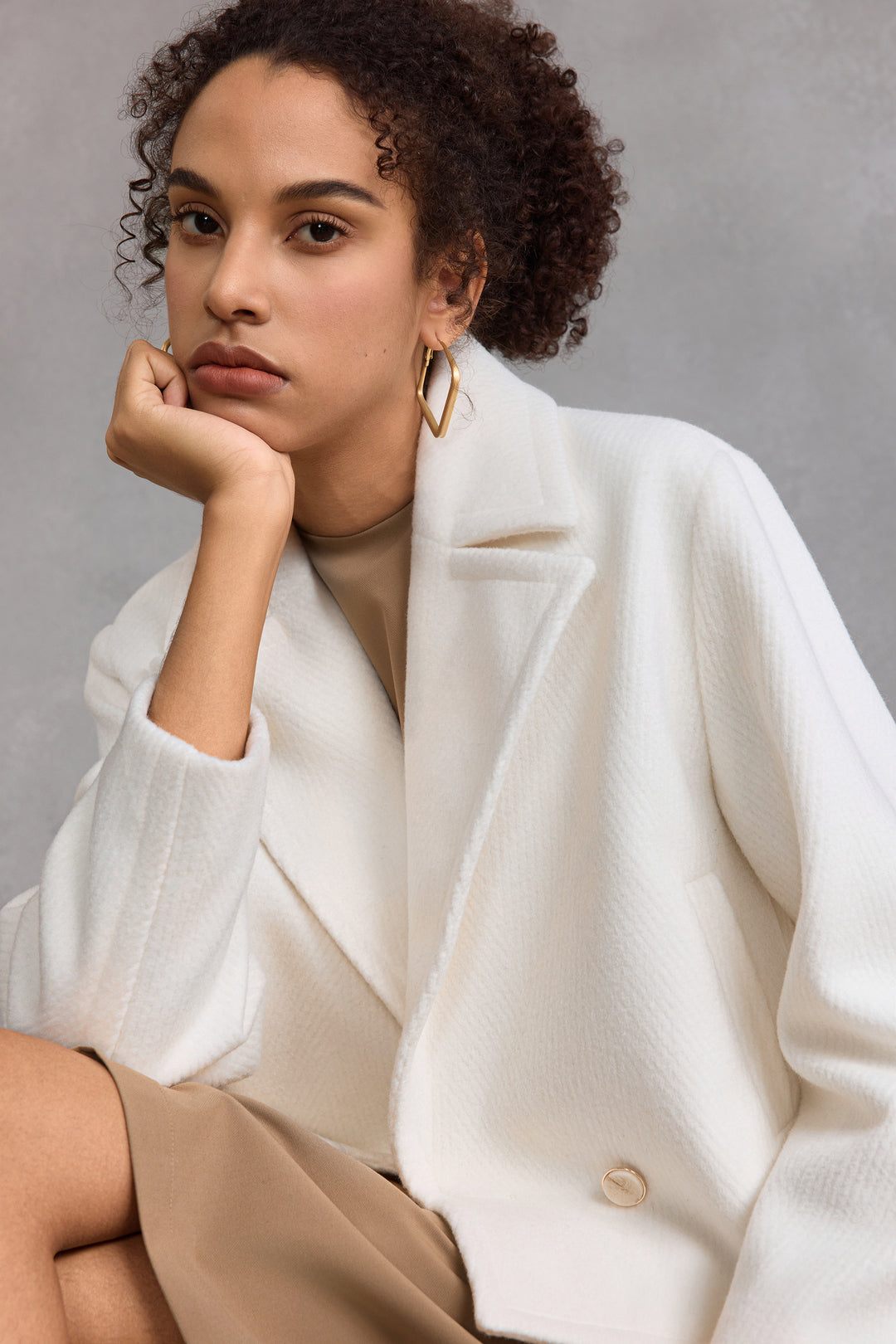 翻領長袖休閒外套