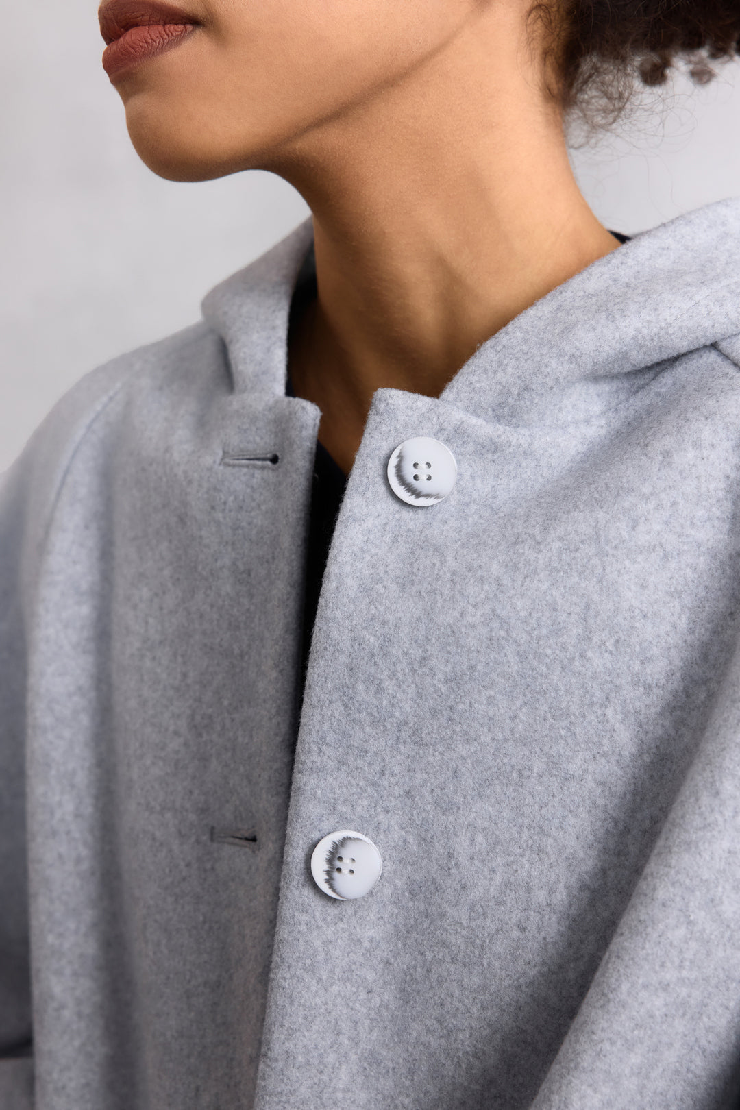 Wool 連帽休閒外套