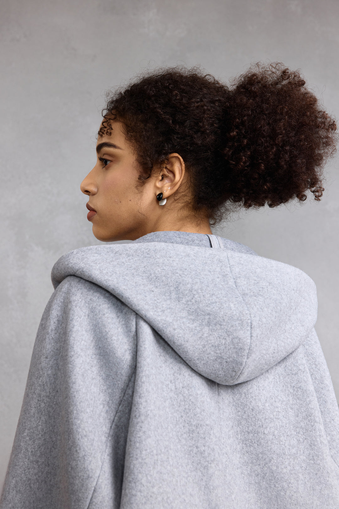 Wool 連帽休閒外套