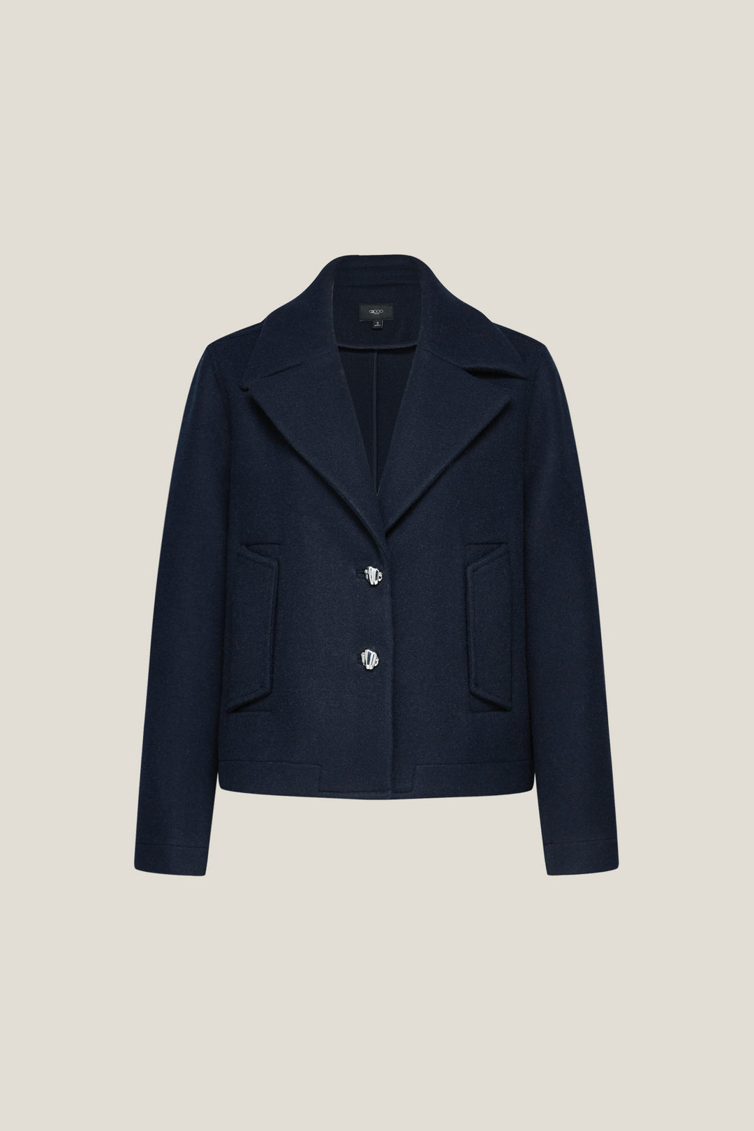 G2000 WOMAN-wool-lapel-collar-jacket-58282050-Blue