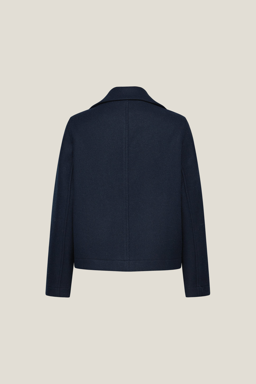 Wool 翻領休閒外套