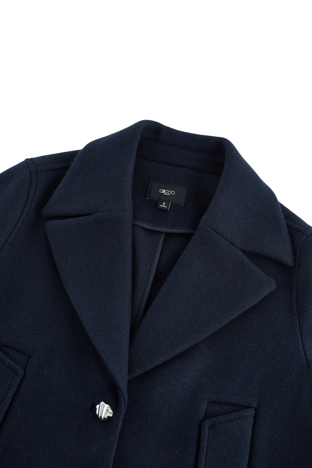 Wool 翻領休閒外套