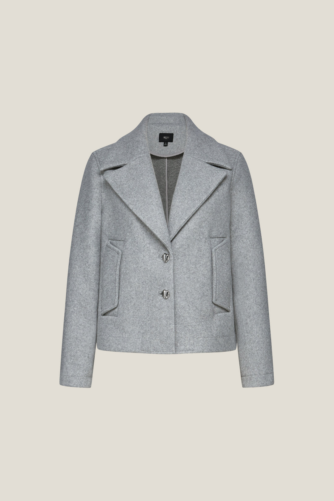G2000 WOMAN-wool-lapel-collar-jacket-58282050-Grey