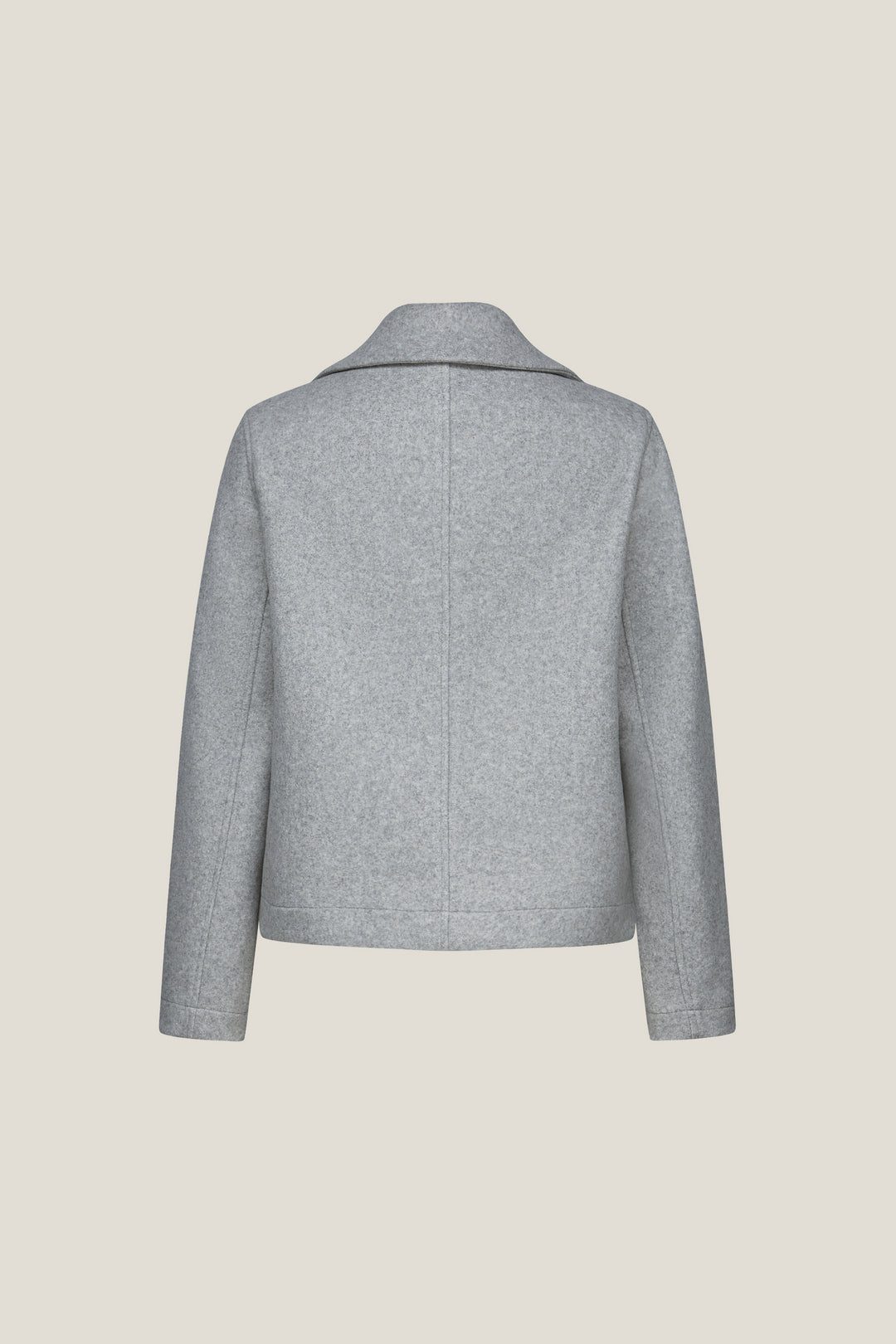 Wool 翻領休閒外套