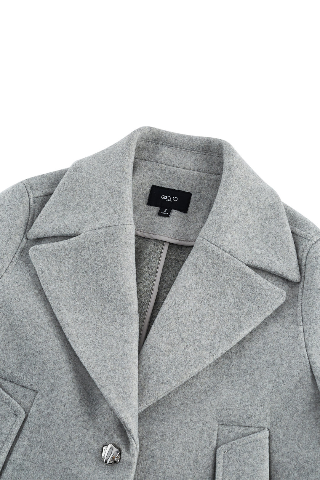 Wool 翻領休閒外套