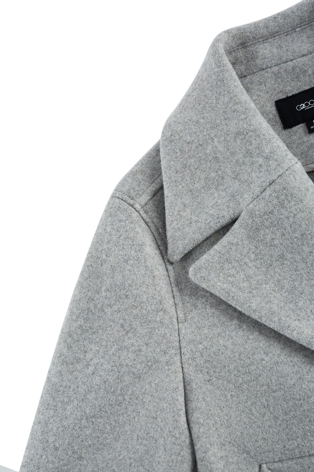 Wool 翻領休閒外套