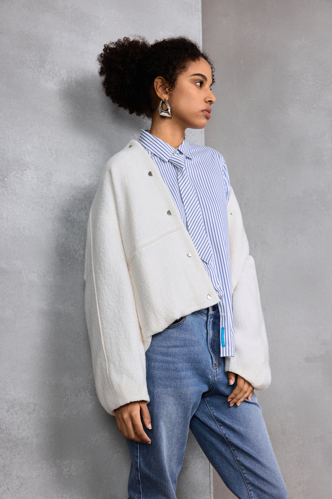 Wool Blend 企領休閒外套