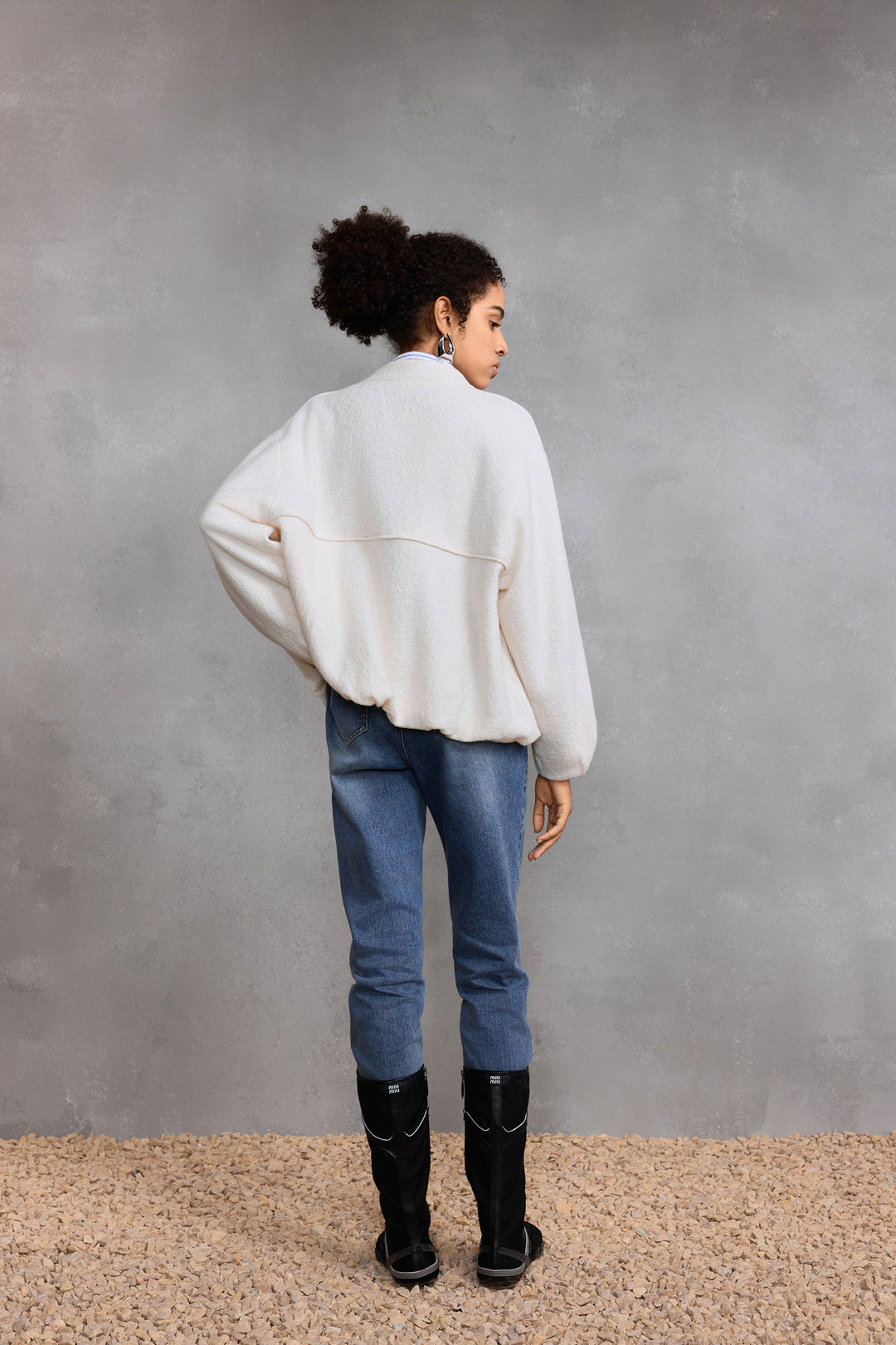 Wool Blend 企領休閒外套