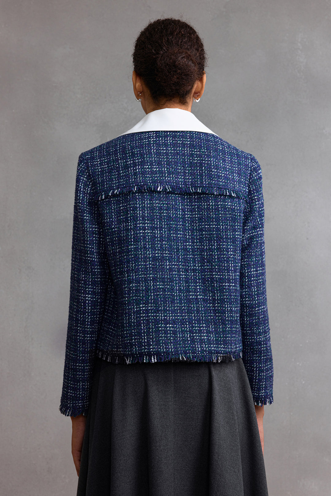 Lapel Collar Long Sleeve Jacket