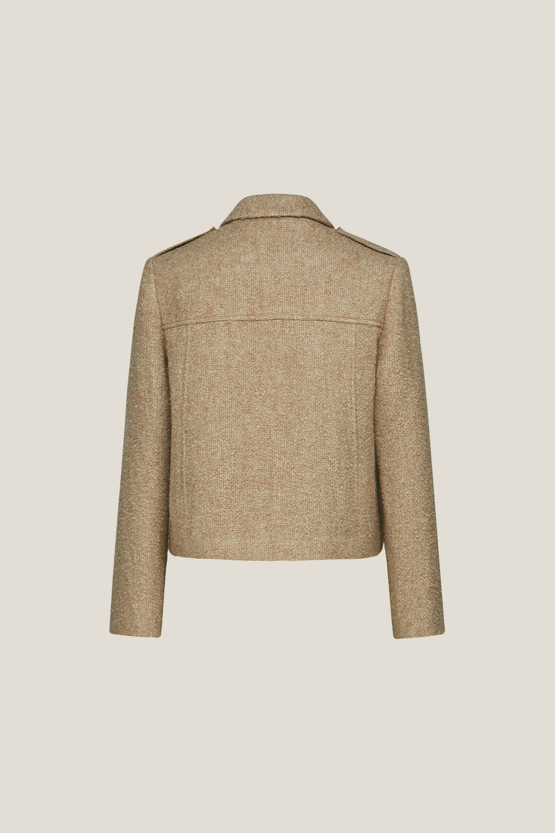 Wool Blend 翻領休閒外套