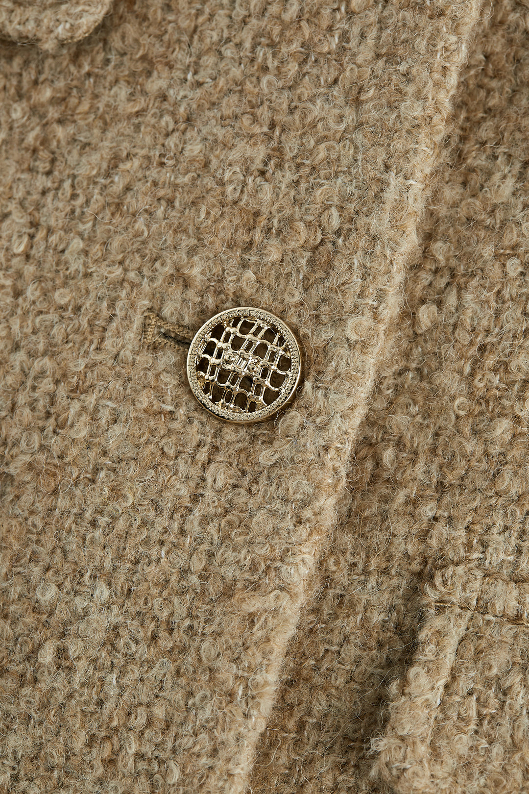 Wool Blend 翻領休閒外套