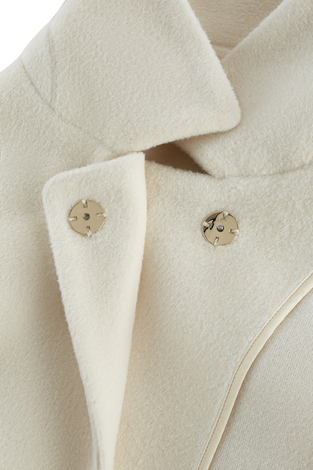 Lapel Collar Long Sleeve Coat