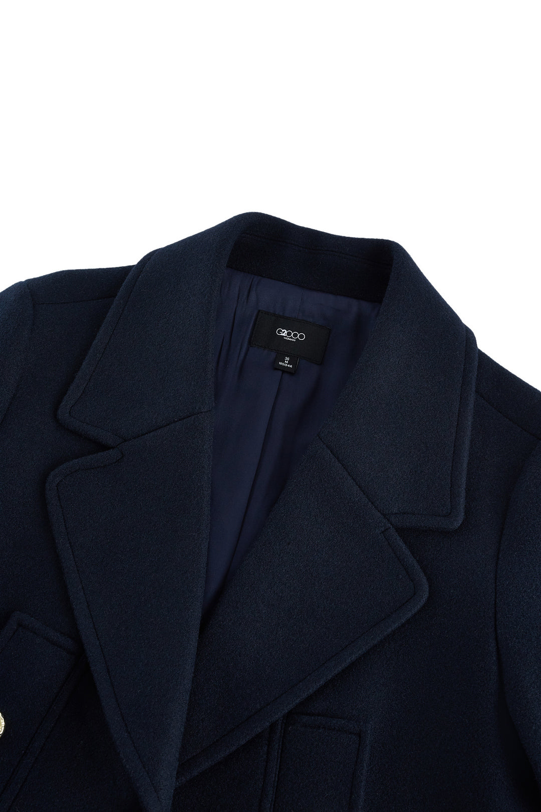 Wool 翻領大衣