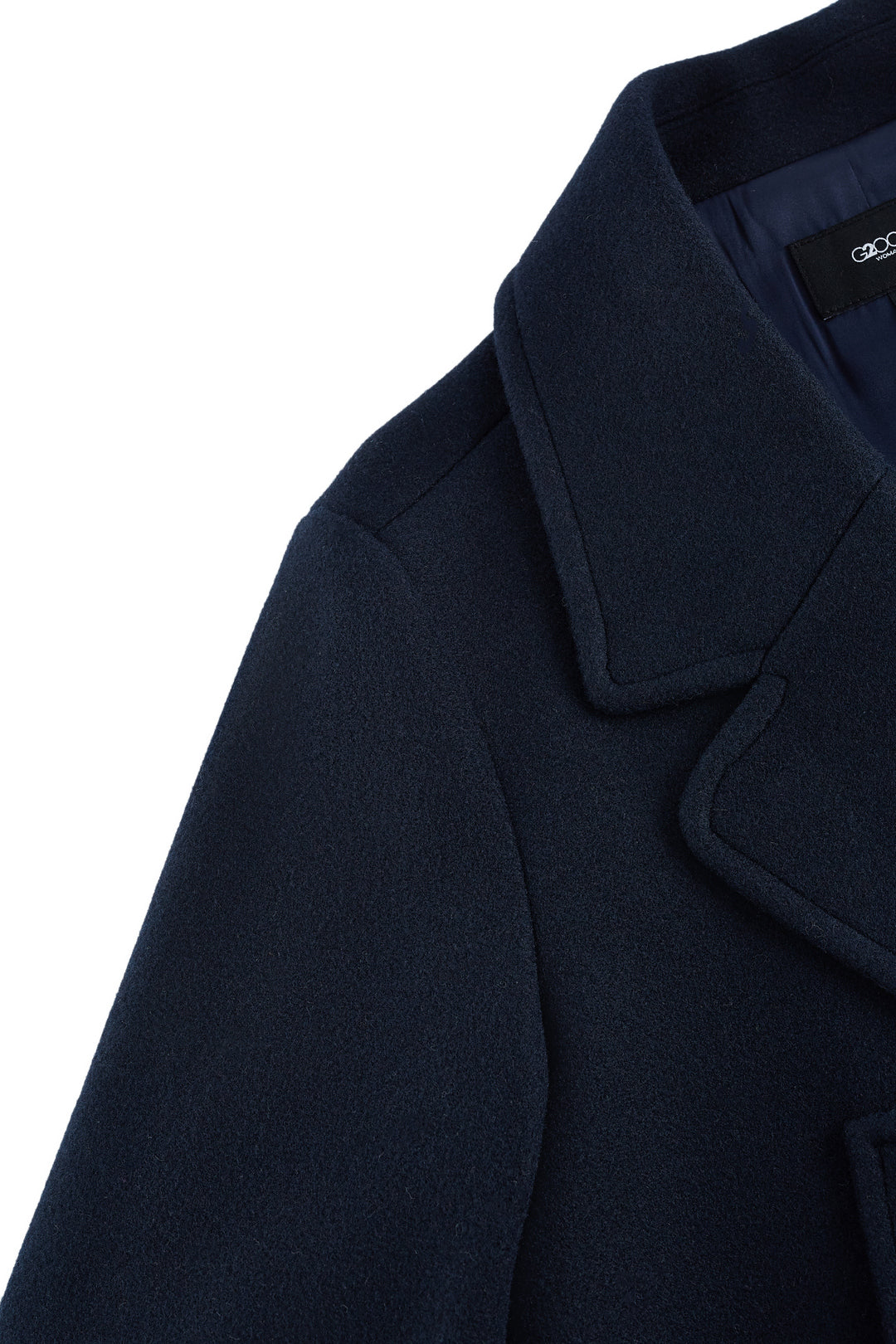 Wool 翻領大衣