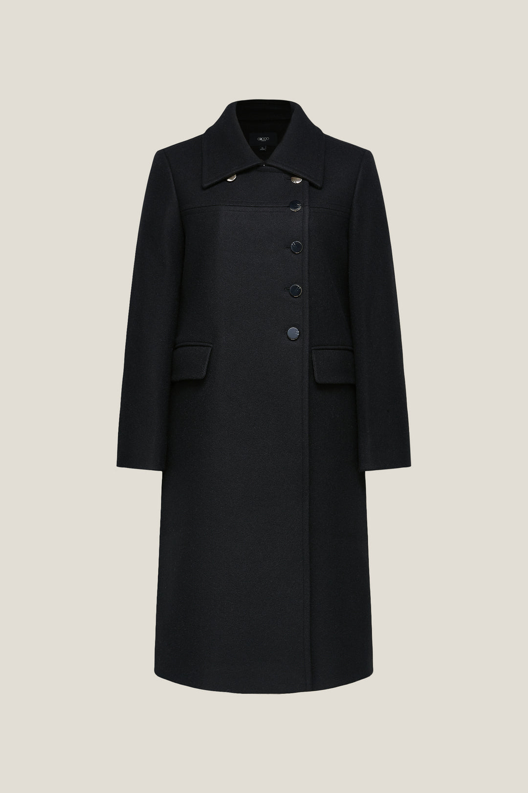 G2000 WOMAN-wool-lapel-collar-coat-58295010-Black