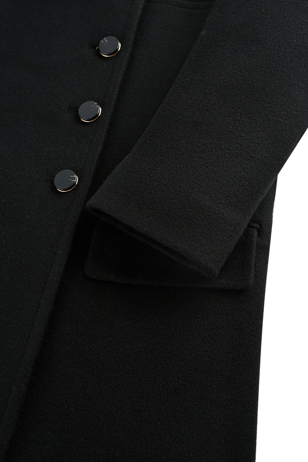 Wool Lapel Collar Coat
