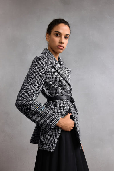 G2000 WOMAN-lapel-collar-long-sleeve-coat-58295060-Black