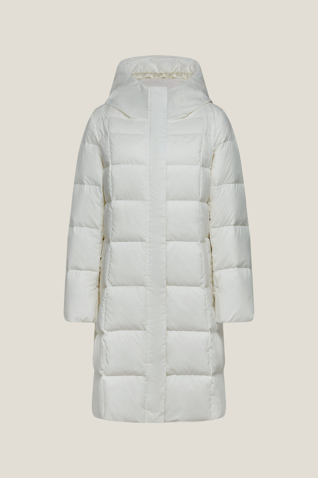 G2000 WOMAN-teflon-hooded-down-jacket-58299401-White