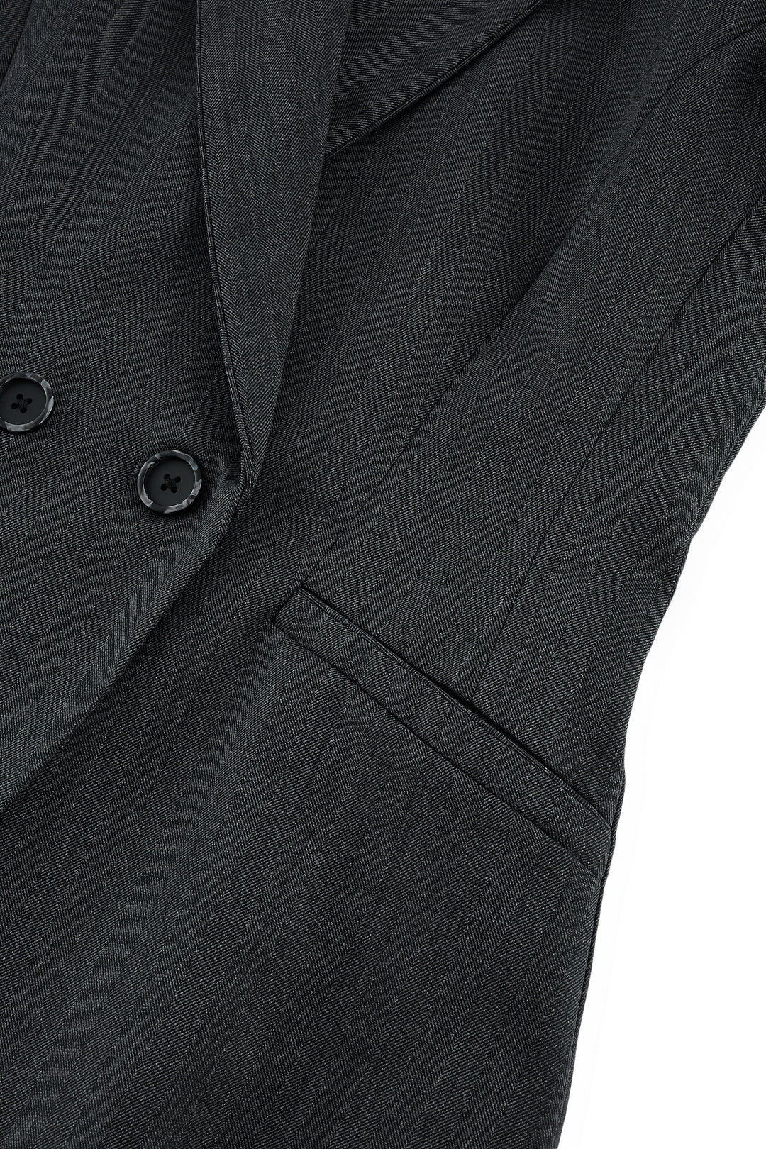 BLAACK | Wool Blend Notch Lapel Suit Blazer