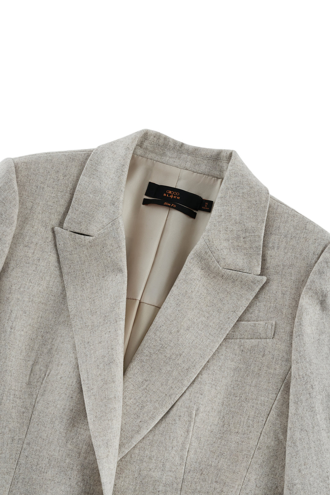 BLAACK | Peak Lapel Long Sleeve Suit Blazer
