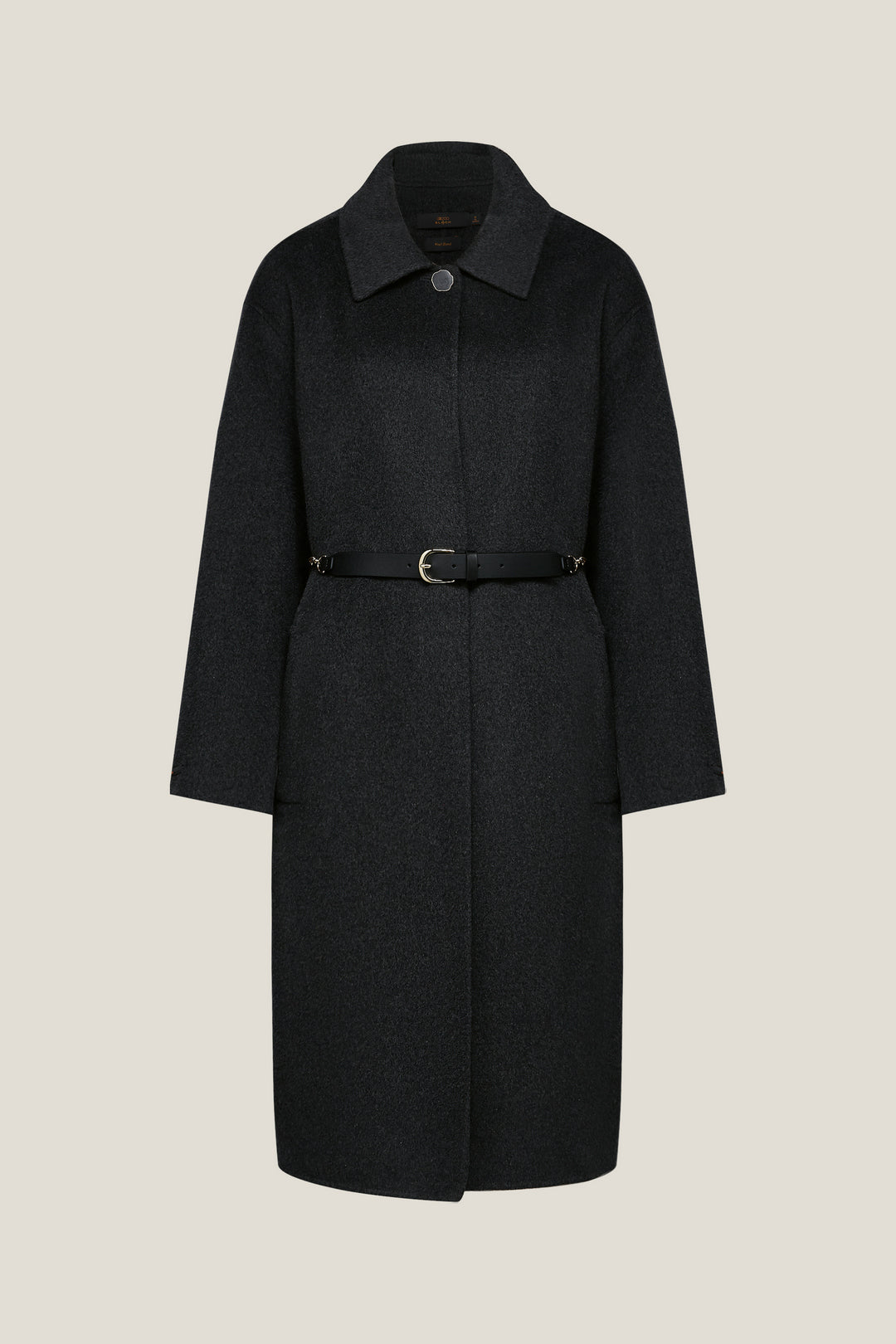 BLAACK WOMAN-blaack-wool-lapel-collar-coat-58994020-Grey