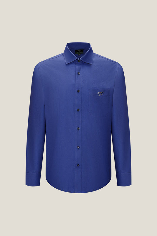 G2000 MAN-pure-cotton-long-sleeve-casual-shirt-59120898-Blue