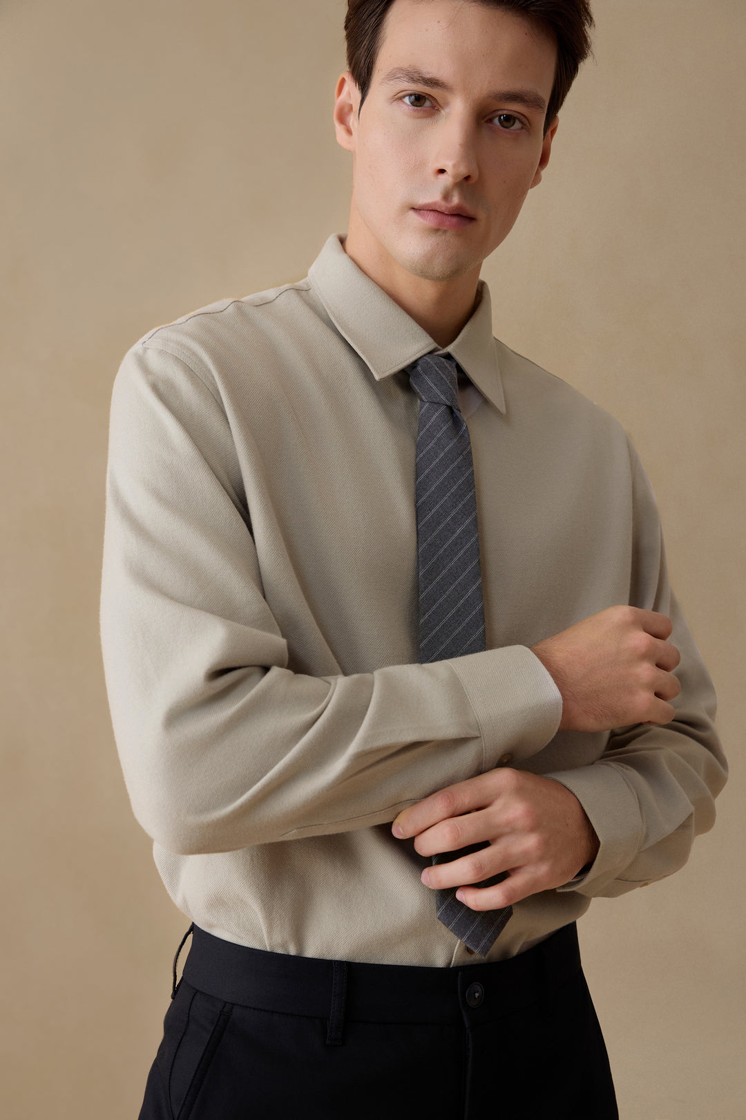 G2000 MAN-pure-cotton-long-sleeve-casual-shirt-59120908-Green