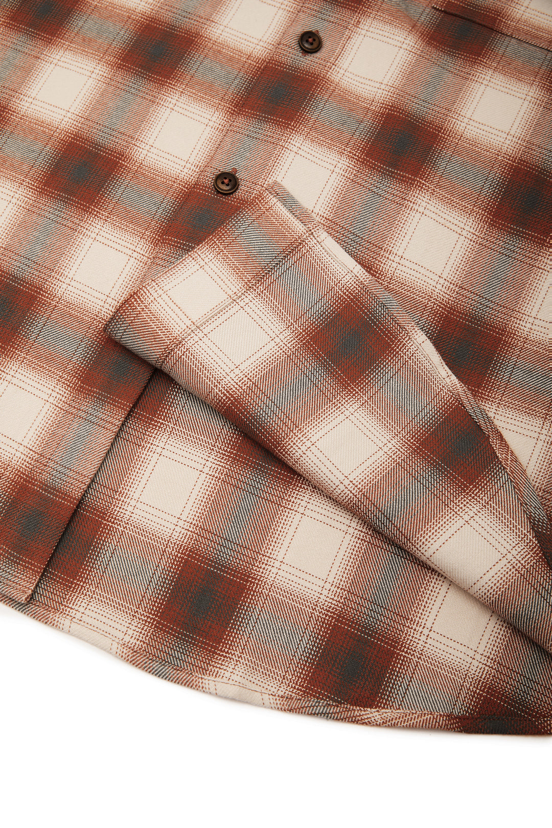 Pure Cotton Long-Sleeve Casual Shirt