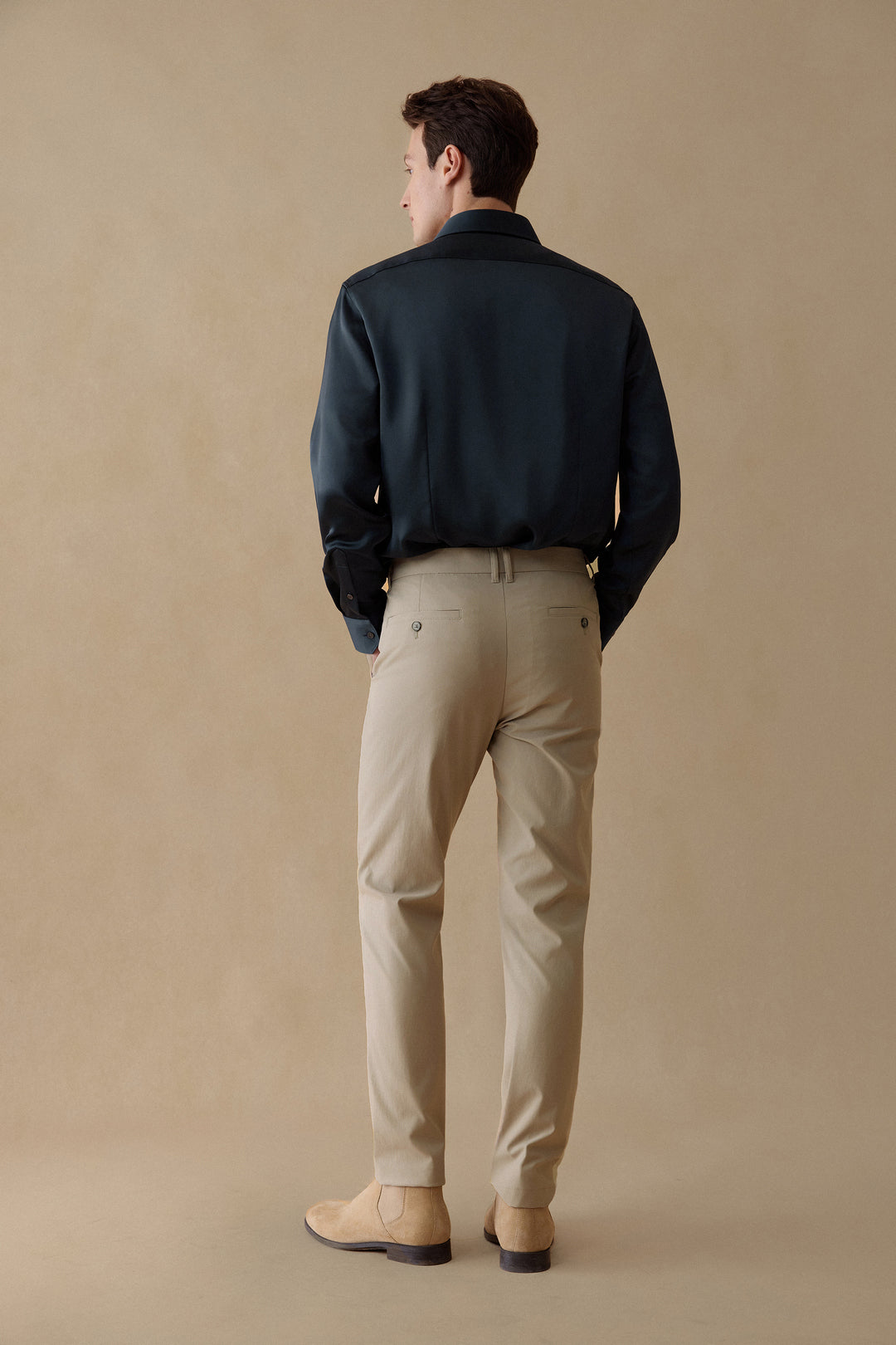 Sateen 長袖商務恤衫