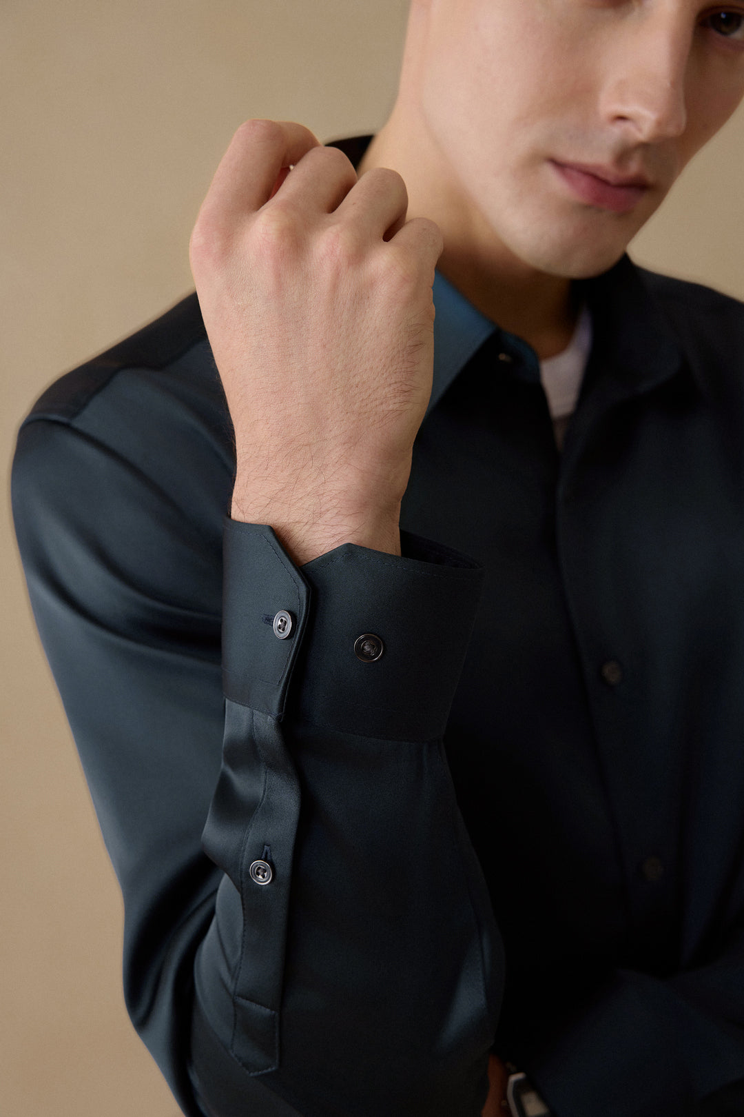 Sateen 長袖商務恤衫