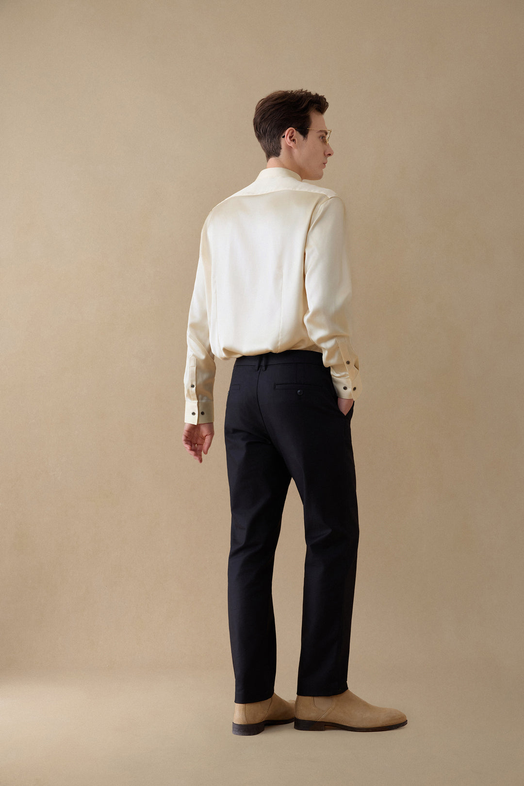 Sateen 長袖商務恤衫