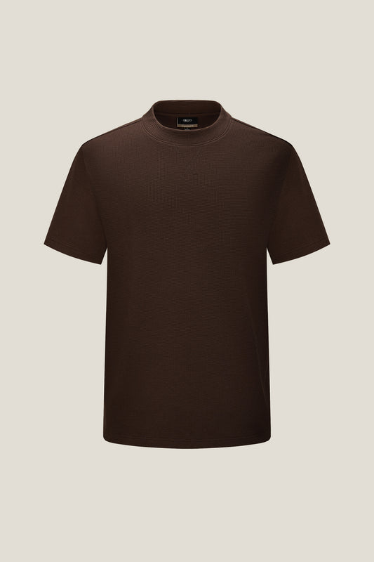 G2000 MAN-waffle-short-sleeve-casual-t-shirt-59143066-Brown