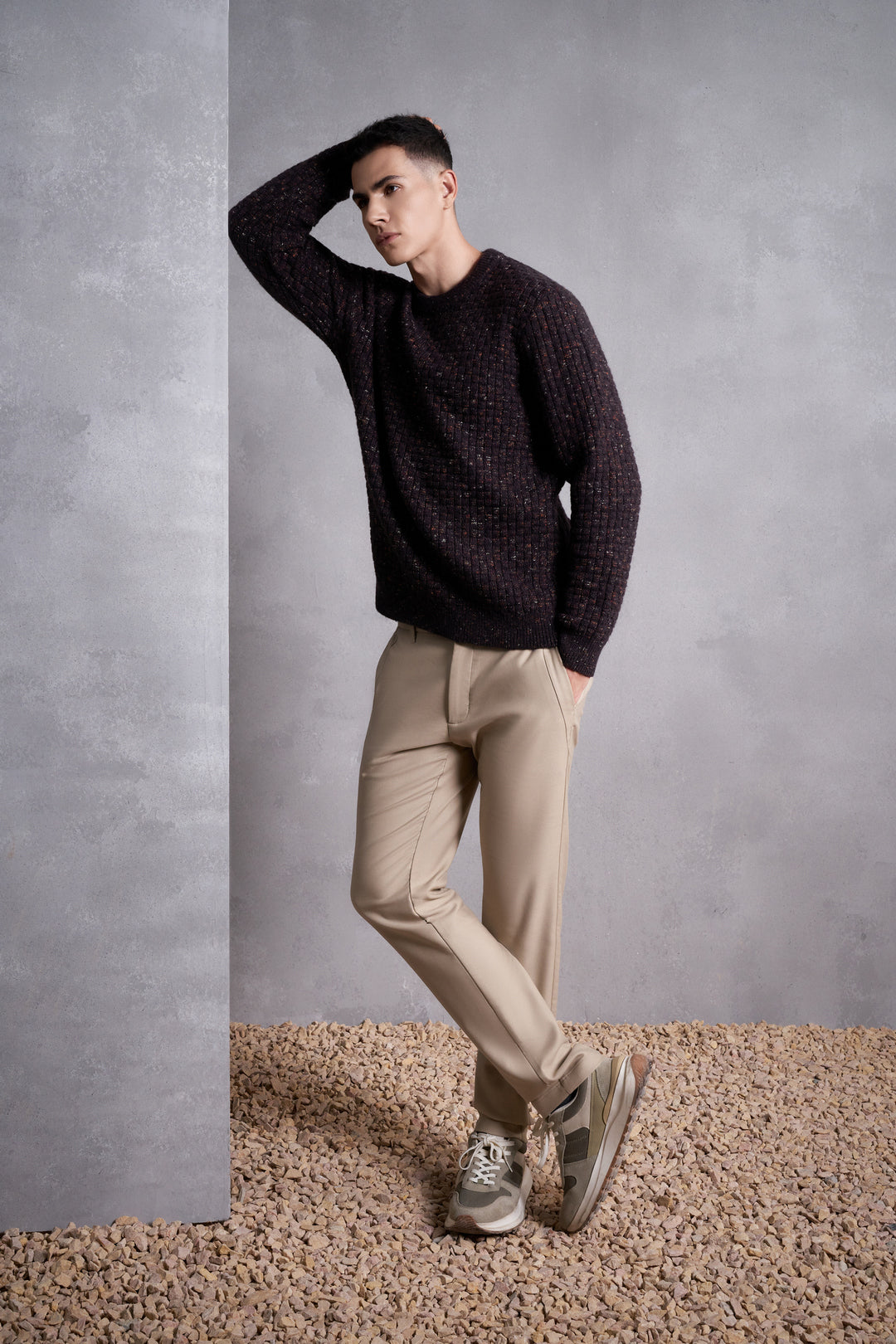 Crew Neck Knit Sweater