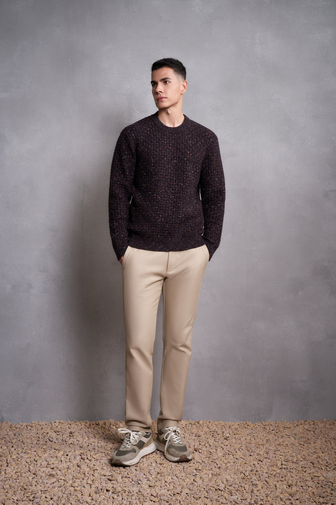 Crew Neck Knit Sweater