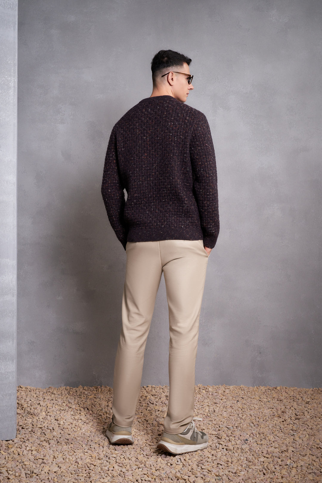 Crew Neck Knit Sweater