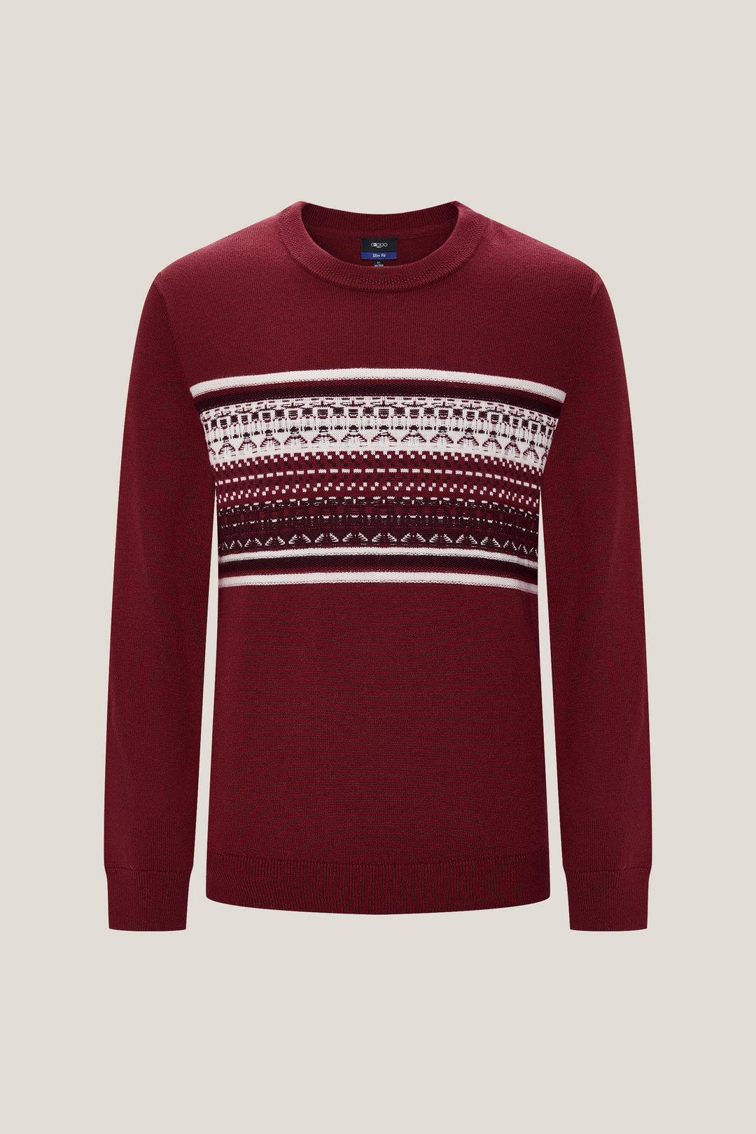 G2000 MAN-crew-neck-knit-sweater-59177023-Red