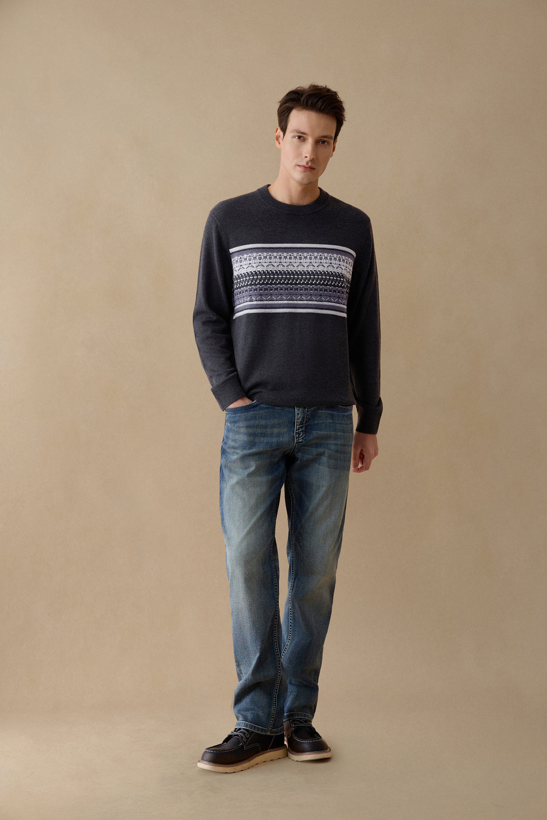 Crew Neck Knit Sweater