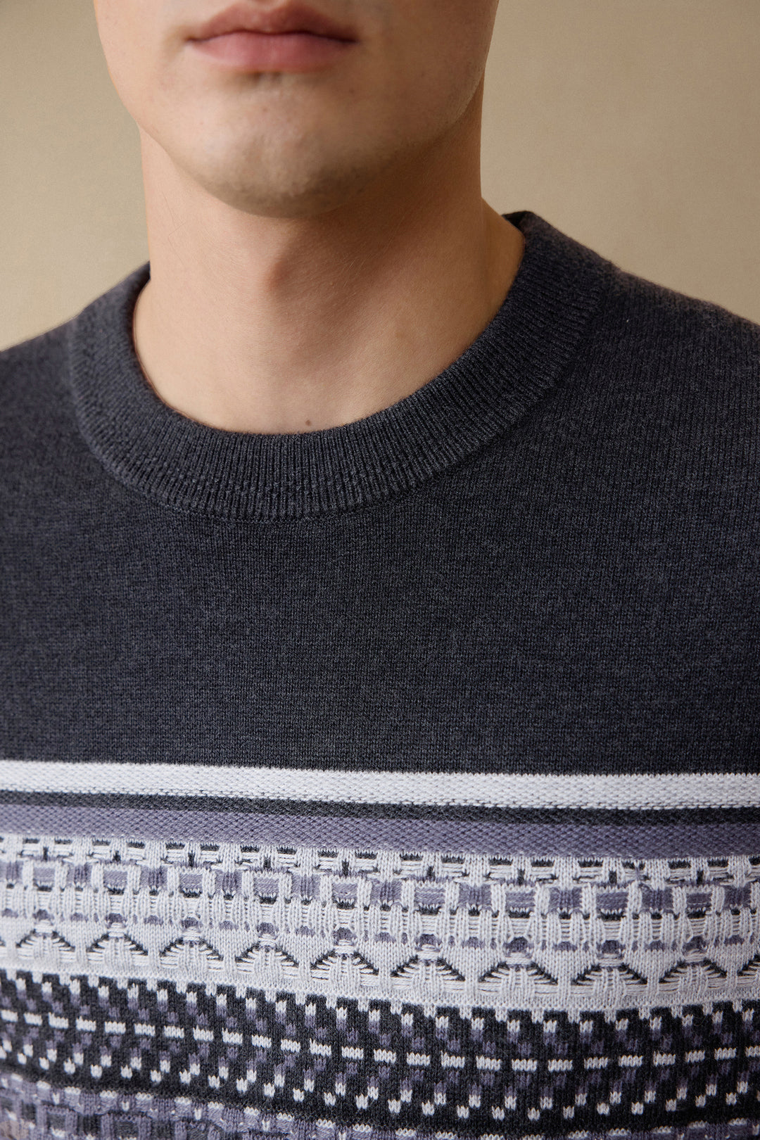 Crew Neck Knit Sweater