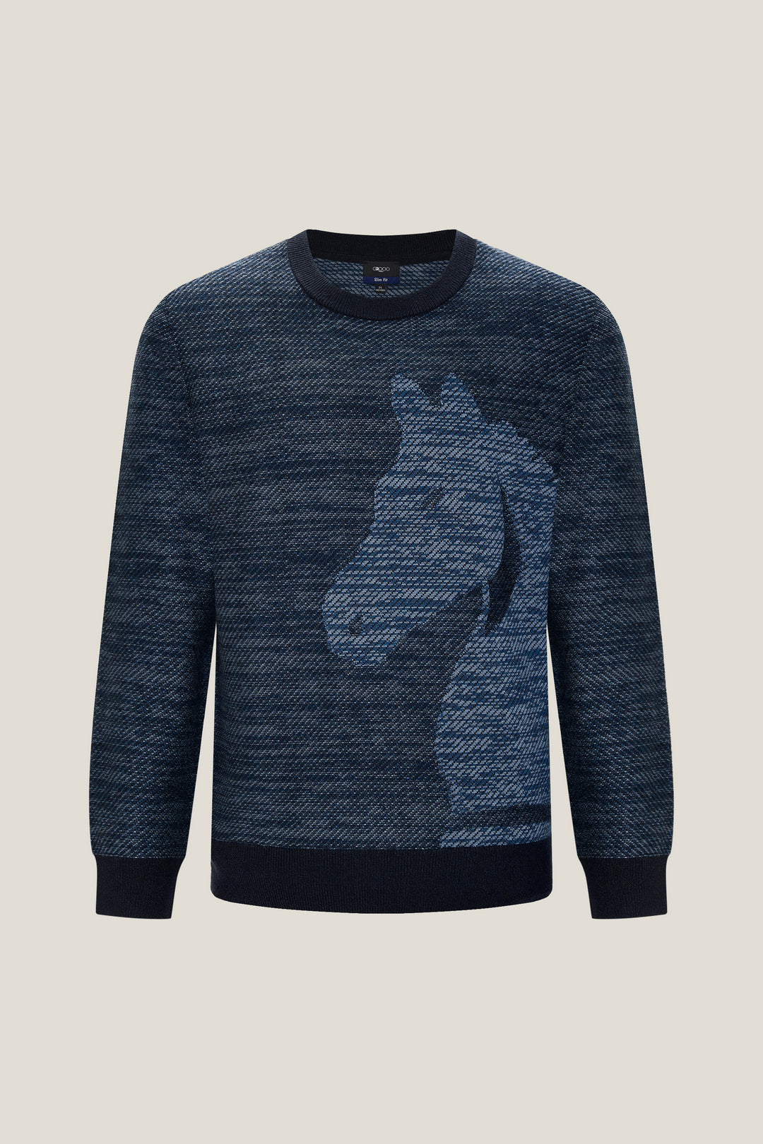 G2000 MAN-jacquard-knit-sweater-59177033-Blue