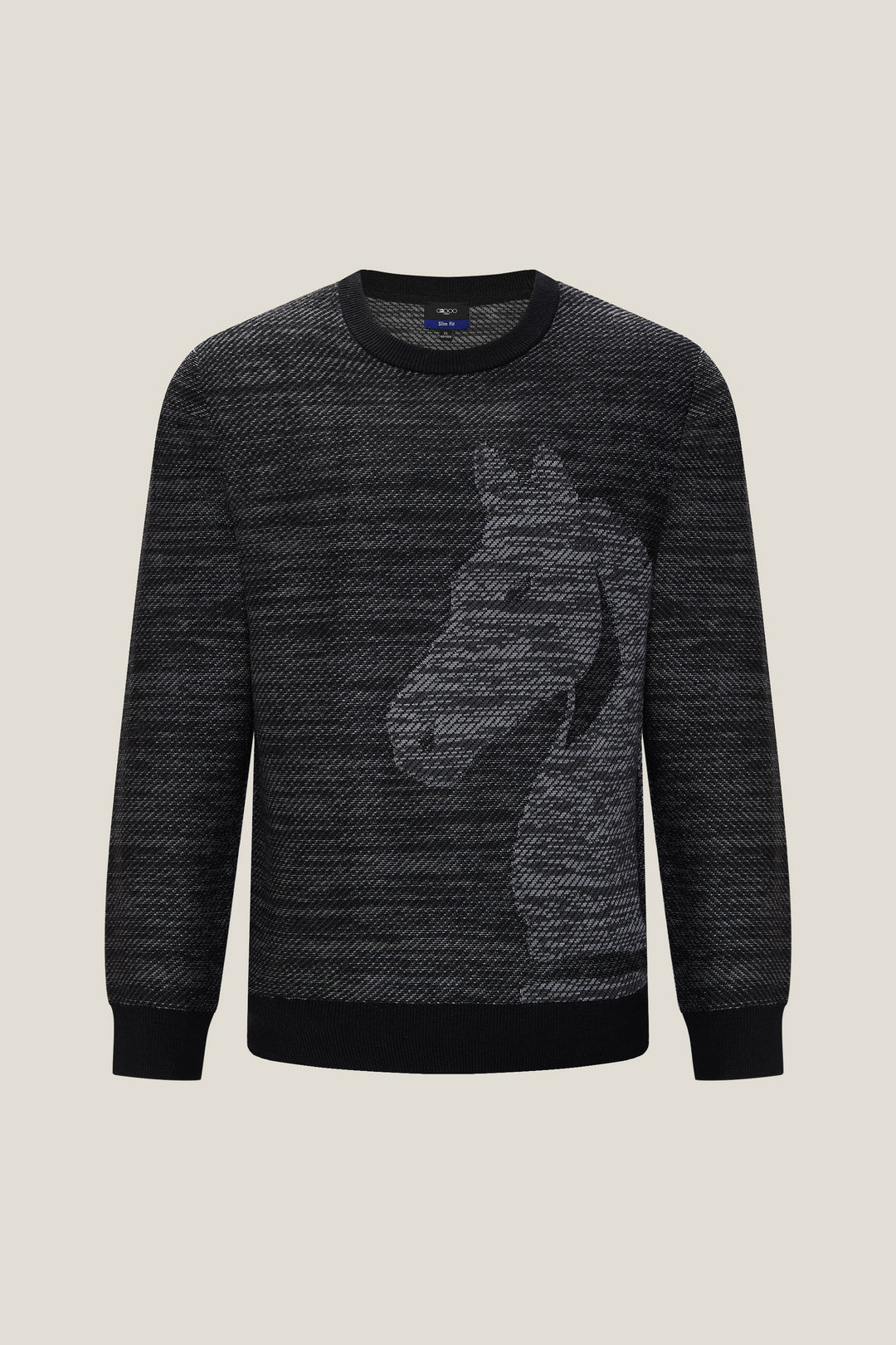 G2000 MAN-jacquard-knit-sweater-59177033-Black