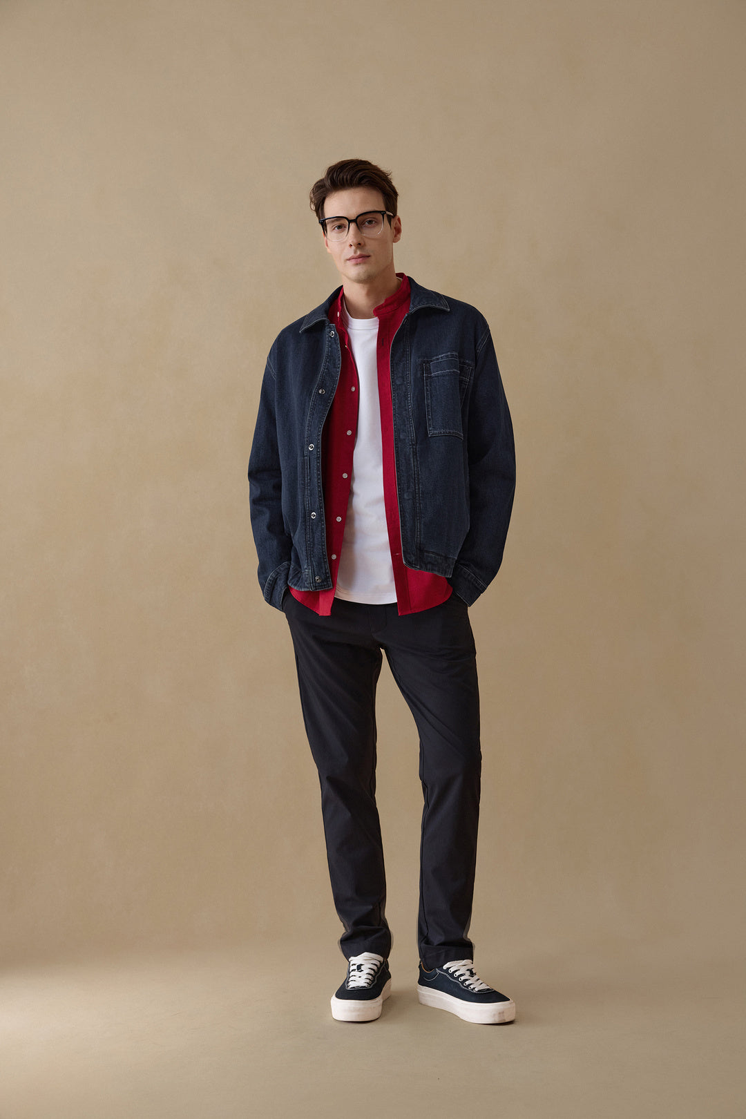 Cotton Blend Denim Jacket