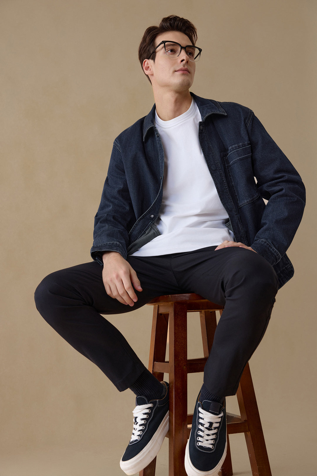 Cotton Blend Denim Jacket