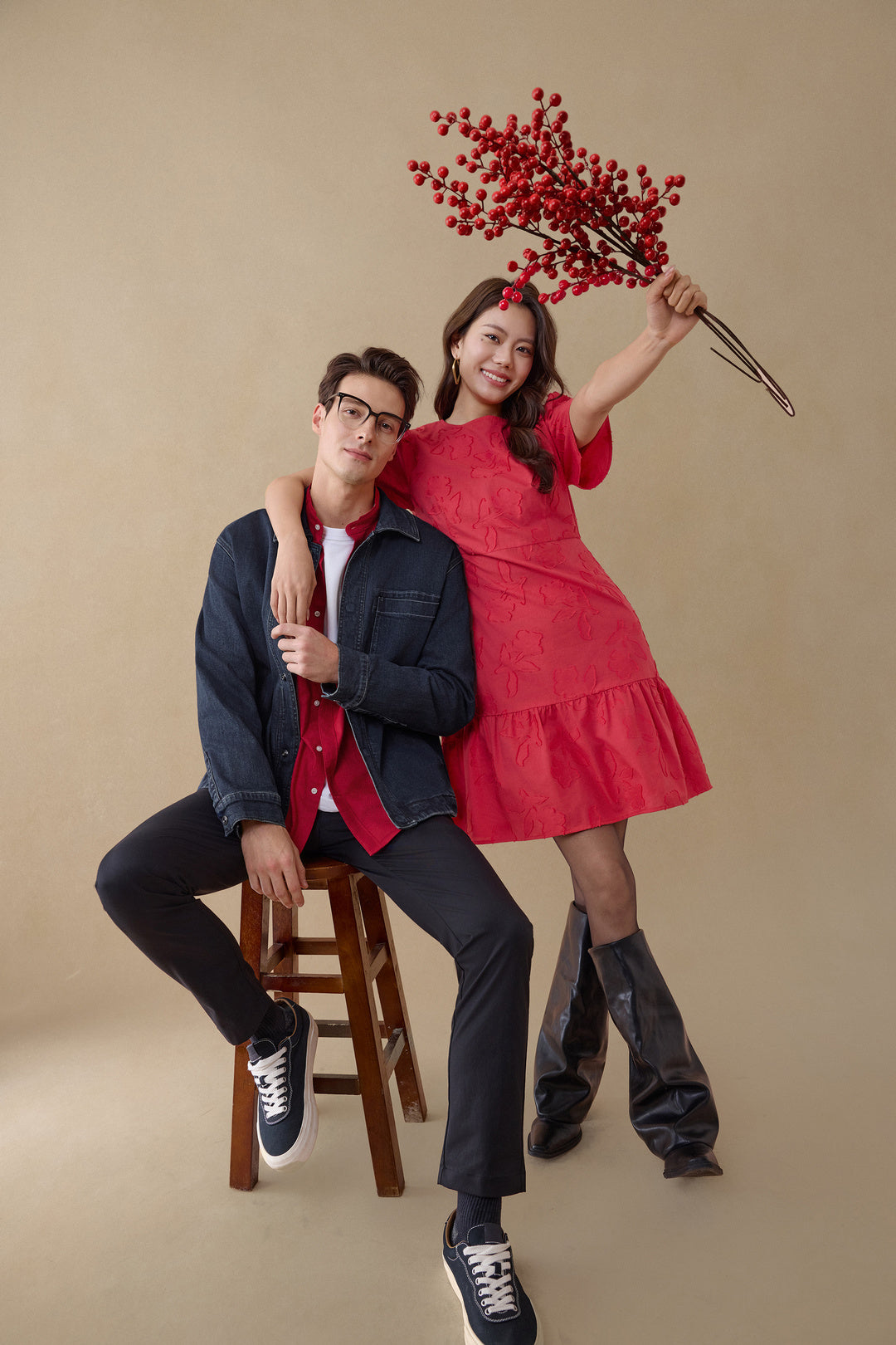 Cotton Blend Denim Jacket