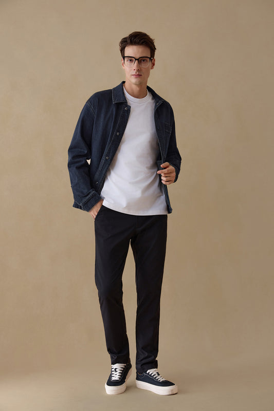 Cotton Blend Denim Jacket