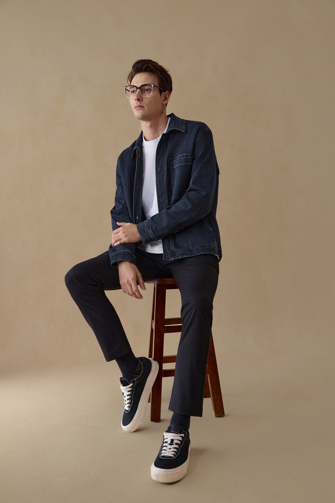 Cotton Blend Denim Jacket