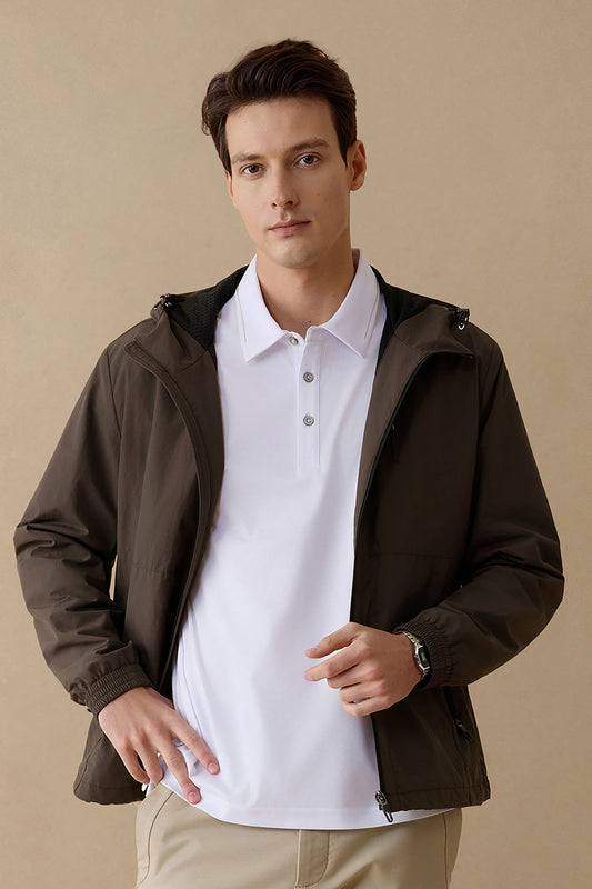 G2000 MAN-hooded-jacket-59186054-Brown